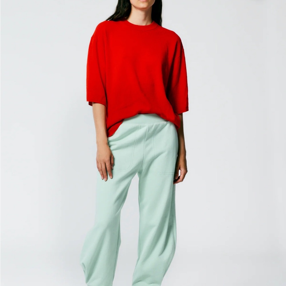 Tibi mint green calders